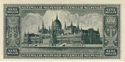 1946. 100.000.000Milp. előoldali gépszínátnyomat T:I