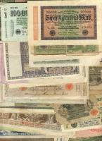 Német Birodalom 1904-1923. 84db bankjegy jobbakkal T:II,III,IV