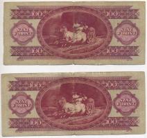 1947. 100Ft (2x) T:III,III-