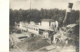 1912 MFTR gőzhajó balesete / steamship accident, photo