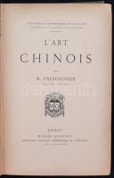 Maurice Paléologue: L' Art Chinois. Paris, 1887, Maison Quantin. 320 p. Kiadói illusztrált, kis...