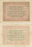 1848-49. 1Ft,2Ft,2Ft (fekete),5Ft 2klf színvariáns,10Ft,100Ft R! T:A bankjegyek ki vannak tisztítva ...