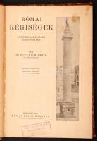 Hittrich Ödön: Római régiségek. Bp., 1941, Kókai Lajos. Korabeli kopottas félvászonkötésben.