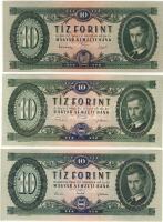 10Ft 1949. T:II+ Csak egyszer hajtva! 1957,1960,1962,1969,1975. T:I