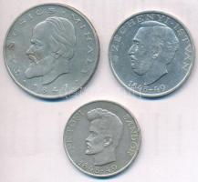 1948. 5Ft Ag "Petőfi" + 10Ft Ag "Széchenyi" + 20Ft Ag "Táncsics", &quo...