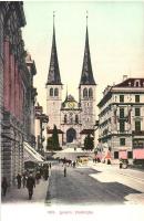 Lucerne, Luzern; Hofkirche / church