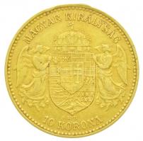 1907KB 10K Au "Ferenc József" Körmöcbánya (3.38g/0.900) T:2- forrasztásnyom
Hungary 1907K...