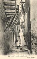 Algiers, Une Rue de la Casbah / street, folklore