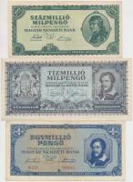 9db-os vegyes pengő bankjegy tétel T:vegyes