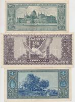 9db-os vegyes pengő bankjegy tétel T:vegyes