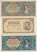 9db-os vegyes pengő bankjegy tétel T:vegyes