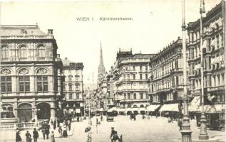 Vienna, Wien I. Karntnerstrasse / street, tram (EK)