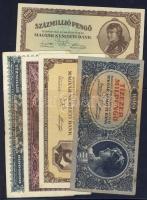 Pengő-infla gyűjtemény jobbakkal 41klf db T:I,I-,II+,II, kevés III