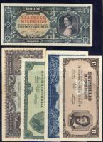 Pengő-infla gyűjtemény jobbakkal 41klf db T:I,I-,II+,II, kevés III