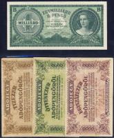 Pengő-infla gyűjtemény jobbakkal 41klf db T:I,I-,II+,II, kevés III