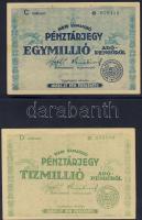 Pengő-infla gyűjtemény jobbakkal 41klf db T:I,I-,II+,II, kevés III