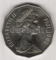 Fiji szigetek 1982. 50c "hajó" T:1 Tanúsítvánnyal.