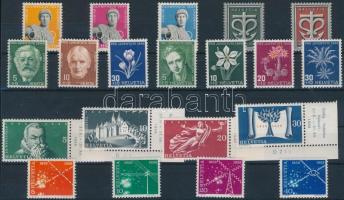 1944-1952 3 klf bélyeg + 5 klf sor, 1944-1952 3 stamps + 5 sets