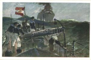 Hochseetorpedoboote auf Vorposten / WWI K.u.K. Navy, Österr. Flottenverein s: Harry Heusser (wet corner)