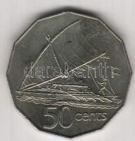 Fiji szigetek 1982. 50c "hajó" T:1 Tanúsítvánnyal