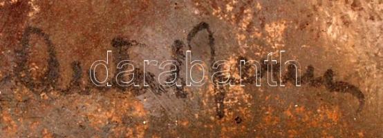 Antal Ferenc: Pesthidegkút.Pasztell, karton, jelzett, üvegezett keretben, 50×35