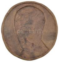 DN "X. Szt. Pius" Br plakett. Szign.: SZ (~145-137mm) T:2 patinafoltok