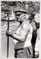 cca 1980 Balásy Pál budapesti életképek, 3 db feliratozott vintage fotó, 28x40 cm