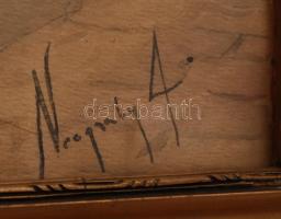 Neogrády jelzéssel: Halászbástya. Akvarell, papír, üvegezett keretben, 41×30 cm