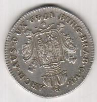 Ausztria/Németalföld 1479R 1/2Dukaton Ag "M.Theresia" T:2/2/3+