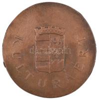 Erdei Sándor (1946-) DN "Salgótarján - Kultúráért" Br díjérem (99mm) T:1- peremen sorja ny...