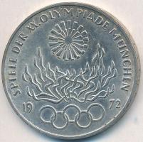 NSZK 1972G 10M Ag "Olimpia-München / Olimpiai Láng" T:2 
FRG 1972G 10 Mark Ag "Olymp...