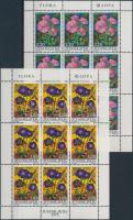 Wildflowers mini sheet Vadvirágok kisív (3 db stecklapon)
