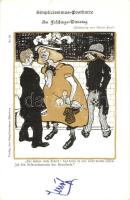 Am Faschings-Dienstag; Simplicissimus-Karte No. 22. s: Bruno Paul
