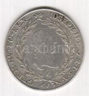 Ausztria/magyar verdejel 1789G 20Kr Ag II.József T:2/3