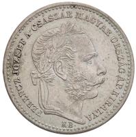 1868KB 20kr Ag "Ferenc József - VÁLTÓ PÉNZ" Körmöcbánya (2.66g) T:1- peremen apró szennyeződés RR! Hungary 1868KB 20 Kreuzer Ag "Franz Joseph - VÁLTÓ PÉNZ" (2.66g) C:AU tiny dirt on the edge RR! Huszár: 2154., Unger III.: 1472.a, Adamo M11.1