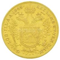 1848E Dukát "V. Ferdinánd" Gyulafehérvár (3,49g/0.986) T:1-,2 apró ph.
Hungary 1848E Duca...