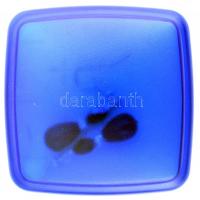 Lápisz lazuli elemekkel díszített mutatós fülbevalópár