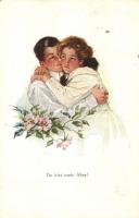 &#039;Du bist mein Alles!&#039; Romantic couple, A Sch. &amp; Co. Nr. 1109