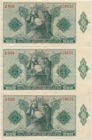 1940. 2P (3x) sorszámkövetők T:I-,II szép papír
Hungary 1940. 2 Pengő (3x) sequential serials C:AU,...