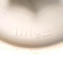 Herendi petrezselyemmintás porcelán citromfacsaró, kézzel festett, hibátlan, jelzés nélkül, számozot...