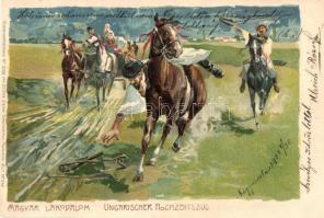 Magyar lakodalom / Ungarischer Hochzeitszug; Ottmar Zieher Künstlerpostkarte No. 2268 unsigned Raoul Frank