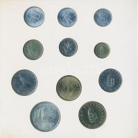 1993. 10f-200Ft 11x különféle db, szettben, benne 200Ft Ag "MNB" T:BU