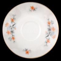 Thomas Ivory teás(6 db csésze+6 db alj) és kávés(6 db csésze+6 db alj) készlet, kézzel festett, jelz...