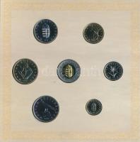 2008. 1Ft-100Ft 7klf db + Mátyás denár Ag fantáziaverete "Reneszánsz emlékév" dísztokos sz...