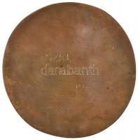 Kiss Nagy András (1930-1997) 1970. "Bartók Béla / SZKL 1970.II.23. RGY" Br plakett, pereme...