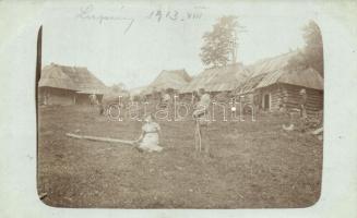 1913 Lupény, Lupeni; gazdaság / farm, photo