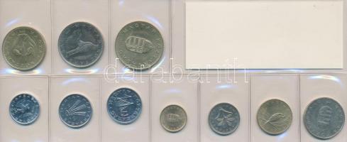 1996. 10f-100Ft 10klf db, forgalmi szett fóliatokban T:1