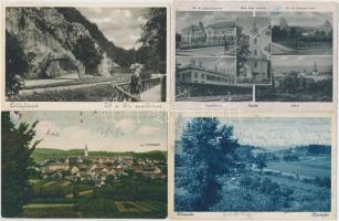 8 db jobb háború előtti magyar városképes lap / 8 pre-1945 Hungarian town-view postcards