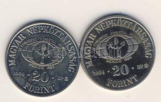 1984. 20Ft (2x) "FAO" T:BU+PP