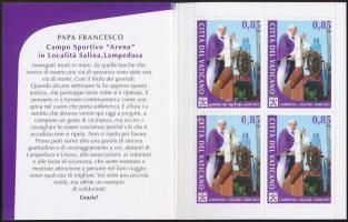 Papal Travel 2013 stamp-booklet Pápai utazások 2013 bélyegfüzet